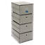 JVL Fabric Decorative Basket-71236784