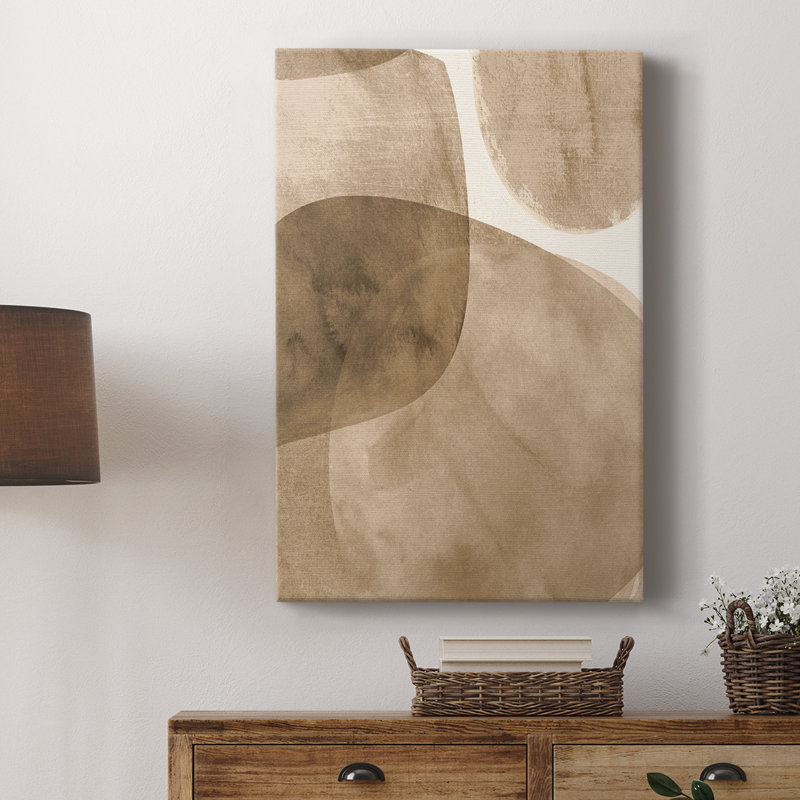 Neutral Object II -Custom Wrapped Gallery Cavas, 60" H x 40" W