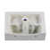 Rectangular Wall-mount Install Or On Countertop Bathroom Sink 17.72 In. With Single Faucet Hole In White