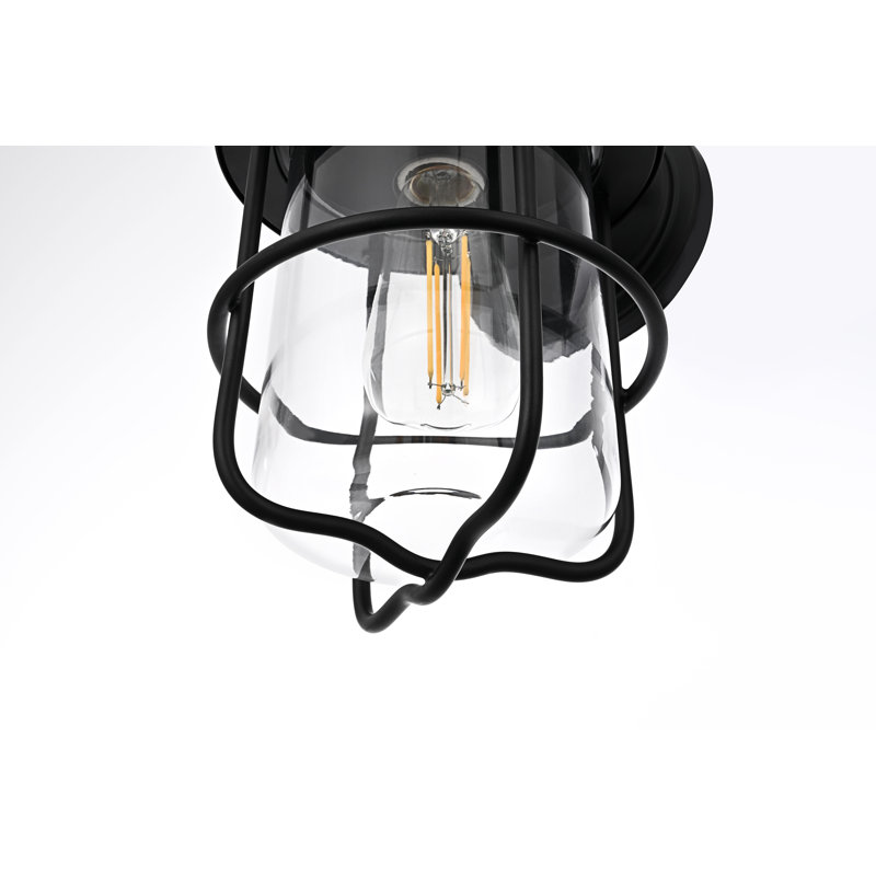Huxley Outdoor Wall sconce in Black