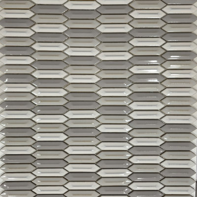 Peaceful Blend Picket Porcelain Mosaic Tile