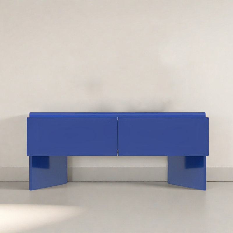Console Modern Minimalist Art, Bleu, H 30,71 po x l 70,87 po x P 15,75 po