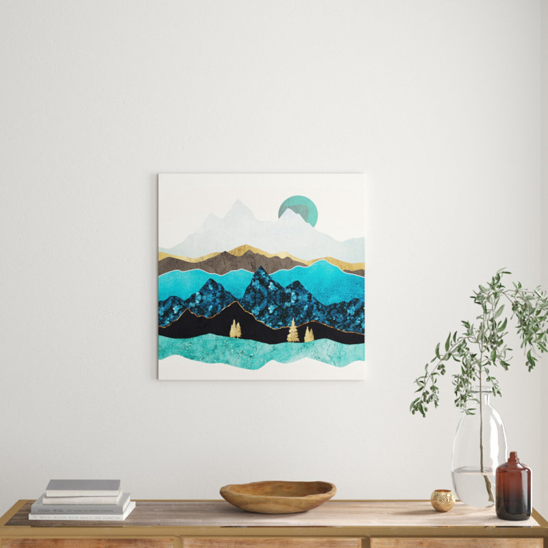 Teal Afternoon by SpaceFrog Designs - Wrapped Canvas Giclee Art Print, 66.04 cm H x 66.04 cm W x 3.175 cm D