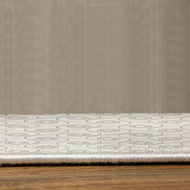 Tapis gris / noix de coco, Rectangle 6 pi 8 po x 12 pi 6 po