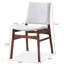 Ensemble de 2 chaises de salle à manger Gusto Mid-Century Modern