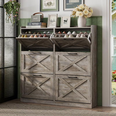 Grande armoire de rangement pour chaussures