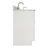 Partham 67'' Double Bathroom Vanity with Carrara Marble Top-93068099