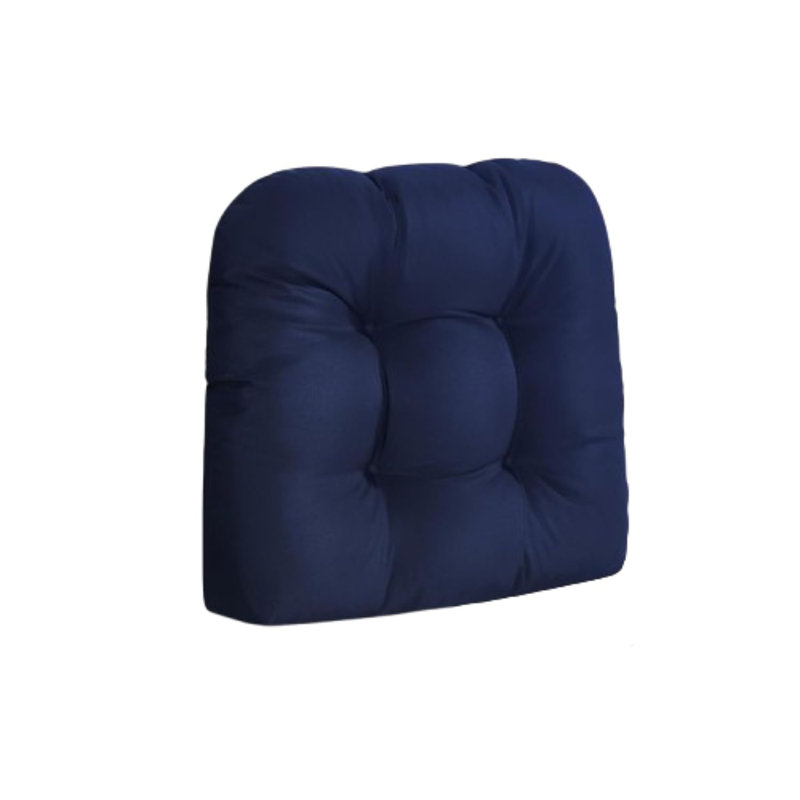 Ensemble de 2 coussins de chaise d'extérieur - 19 po x 19 po - bleu