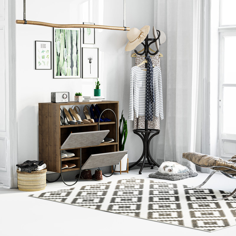 12 Pair Shoe Storage Cabinet