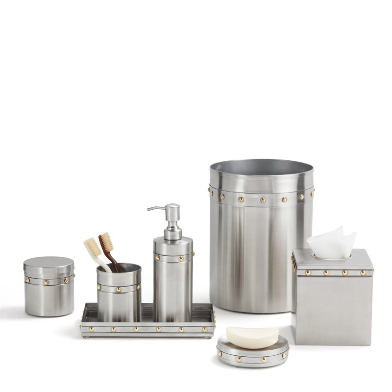 Rivets Bathroom Accessory Set