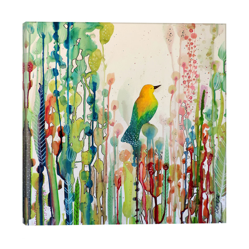 Voir le Monde Autrement 1 Piece Wrapped Canvas Wall Art, 93.98 cm H x 93.98 cm W x 1.91 cm D