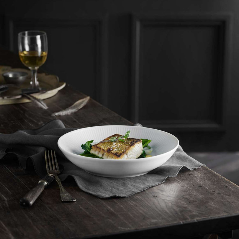 Plisse Shallow Bowl