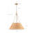 3-Light Modern Coastal Hand-Woven Rattan Pendant Chandelier-92306283