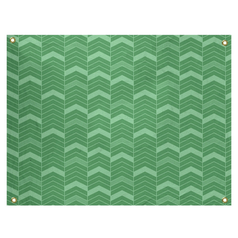 Stephenie Polyester Tapestry, 59" H x 80" W, Green