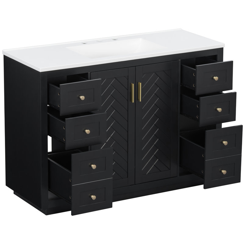 Single Bathroom Vanity with Top