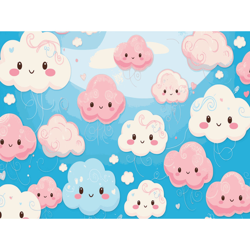 Tapis pour enfants Zoomie, Rectangle 5 pi x 7 pi