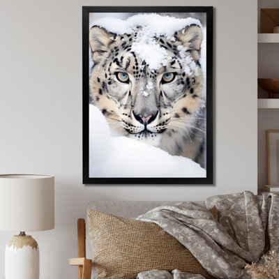 Tigre blanc en hiver I - impression