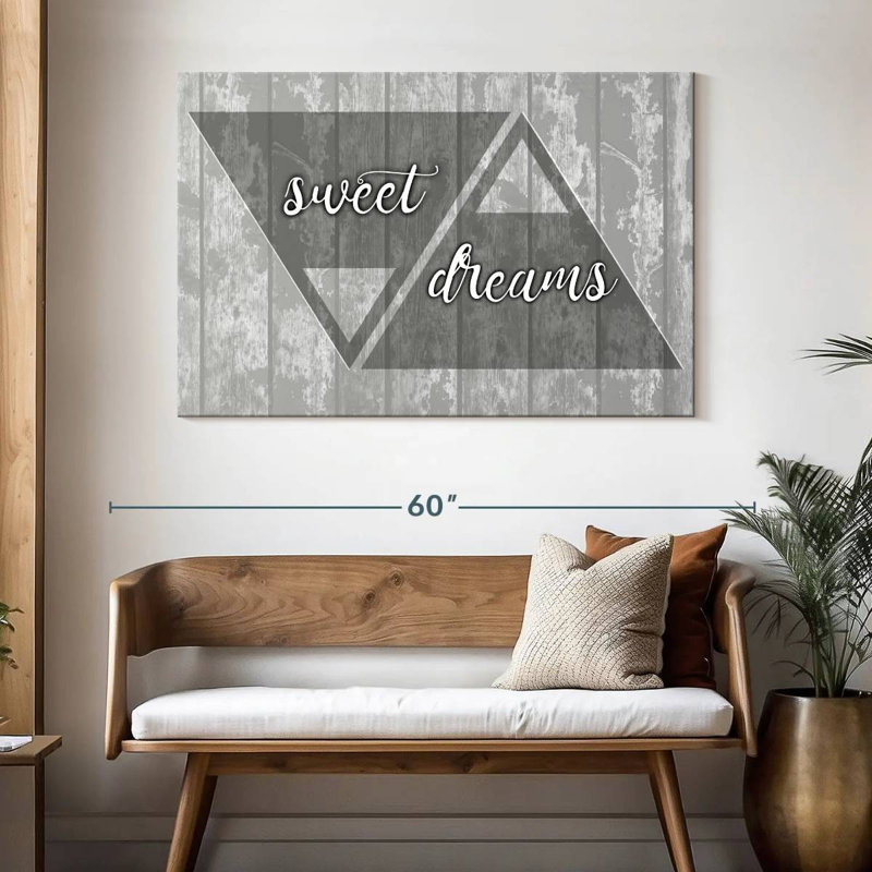Tergel Dreams & Ambitions Quote, 32" H x 48" W