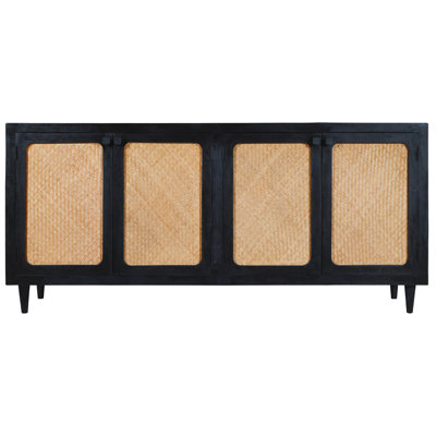 Buffet en bois massif de manguier de 82 po de largeur Akshata