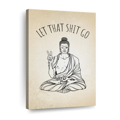 Kemble Modern Buddha Canvas Print