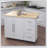 Versatile Kitchen Island with Spice Rack, Towel Rack, and Extensible Solid Wood Table Top for Enhanced Functionality