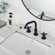 Widespread Bathroom Faucet With Drain Assembly