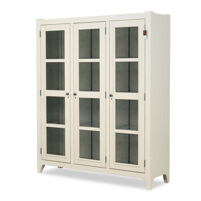 Vitrine de campagne rustique de 64 po de large Lake House