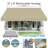 12' x 8' Manual Retractable Home Patio Awning UV Protection Canopy Sunshade-123307644-123307649