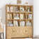 Ehren 70.8" H x 31.1" W Standard Bookcase With Open Bookshelves and Cabinet
