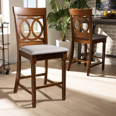 Tabouret de comptoir en bois massif 25 po Rundell