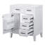 Meuble-lavabo de 30 po sans lavabo, base d'armoire seulement, armoire de salle de bain avec tiroirs, structure solide et panneau en bois aggloméré-2079184333