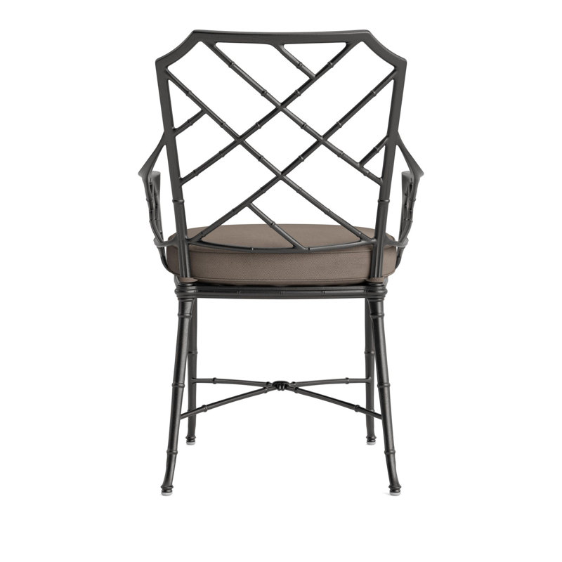 Calcutta Outdoor Dining Chair, Fusion Dove, Textured Pewter