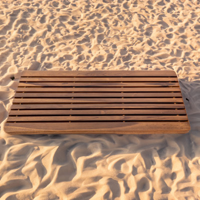 Donelu Teak Shower Mat