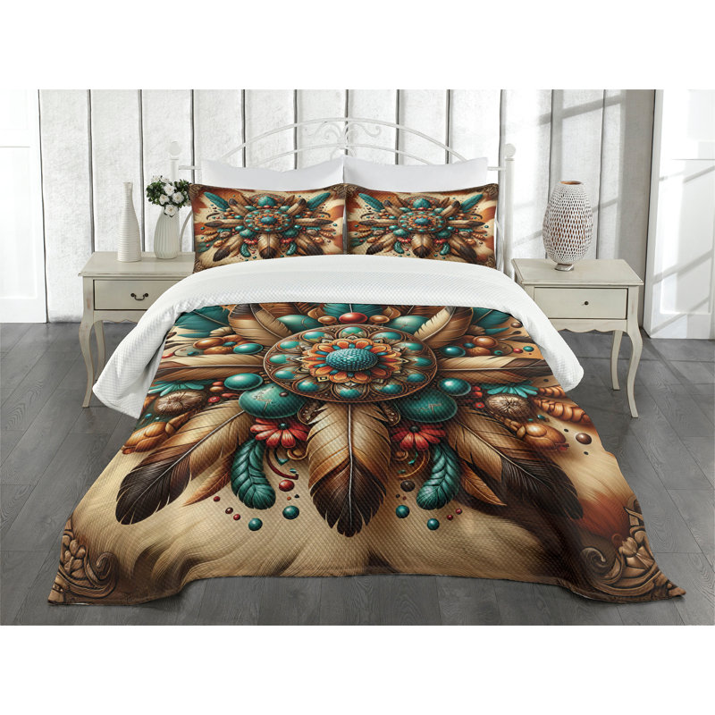 Polyester Coverlet, King Coverlet / Bedspread + 2 Standard Shams