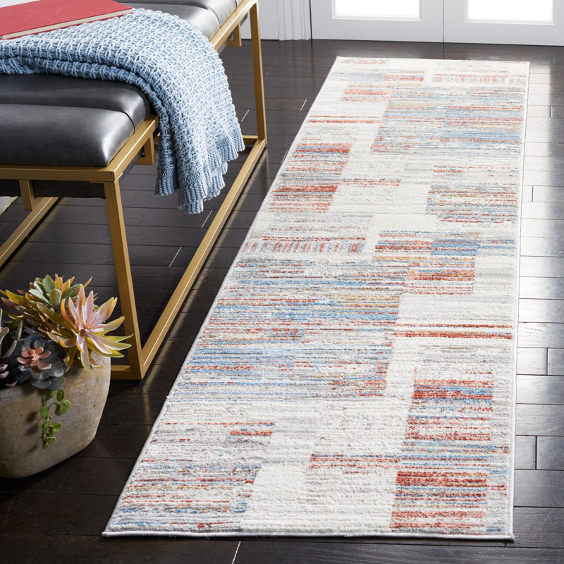 Shivan 100 Performance Abstract Rug, Runner 2'2" x 8'