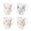 Lenox Butterfly Meadow Herbs Mugs, Set of 4
