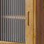 Cabinet, 4", 2 Door, 35.Retro Sliding Three Layers Of Storage Space,Suitable