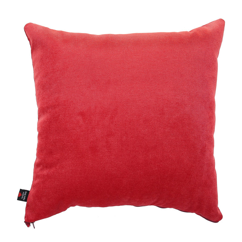 Mirador Square Throw Cushion, Small, Red