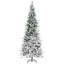 Arbre de Noël artificiel enneigé 9 pi avec branches réalistes et 1159 pointes HOMcom