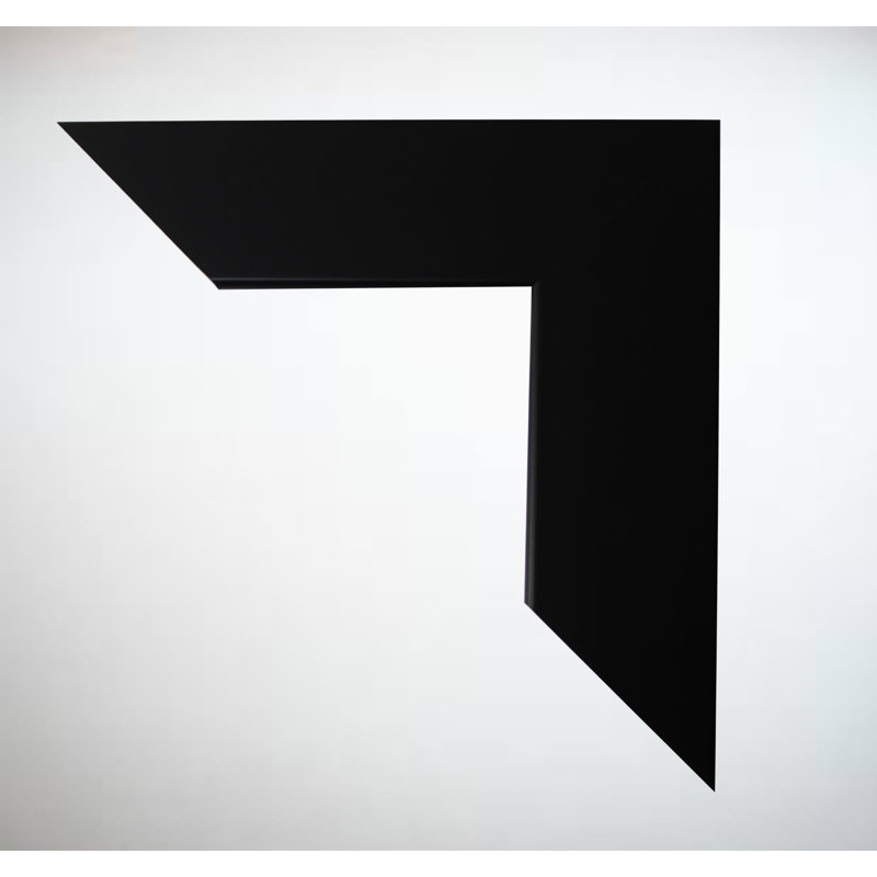 Gollu Engineered Wood Mirror, Black , 71" x 32"