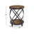 Addison Rectangular Starter Cocktail Table With 2 Round Accent Table-1716732169