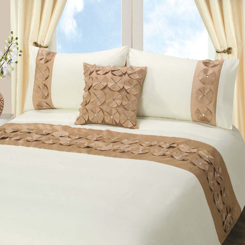 Titania Duvet Cover, Latte