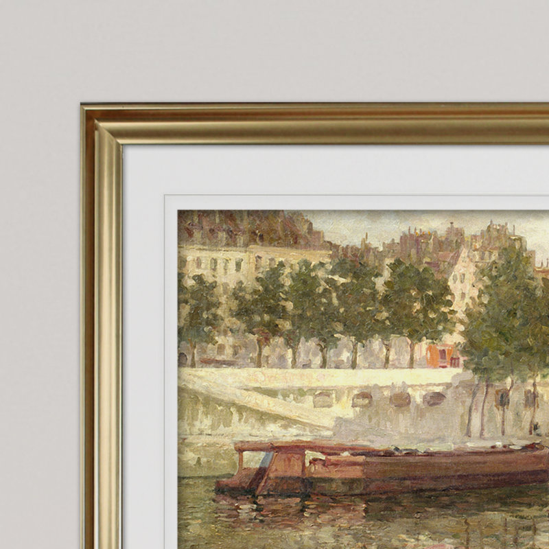 « the senne pere ysern », impression, Or, H 31 po x l 43 po x P 1,5 po