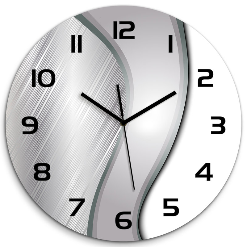 Jukka Glass Wall Clock