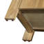 Buffet rétro en bois avec 4 portes, tablettes réglables et rangement spacieux pour la salle à manger, la cuisine et le salon