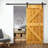 Panelled Wood Painted Z Series Diy Barn Door with Installation Hardware Kit-93777603