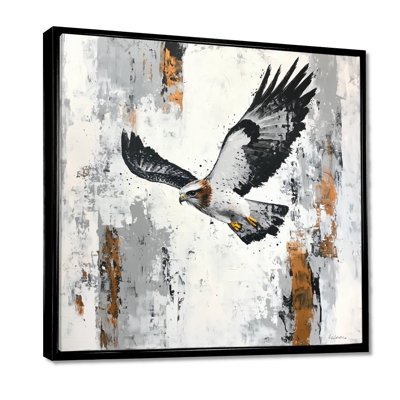 Hawk Soaring Over The Mountains III - Hawk Wall Art