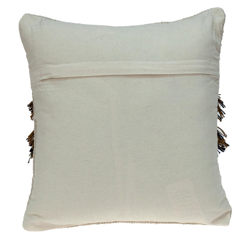 Cristoffer Abstract Cotton Blend Reversible Throw Pillow