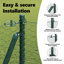 Vidaxl Hexagon Fence Steel-114622206-114622216