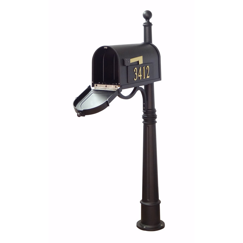Berkshire Aluminum Post Mounted Post box, Yes